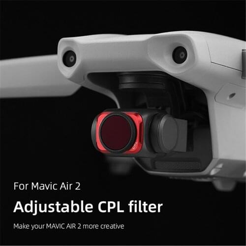 Camera Lens Filter CPL Adjustable ND UV for DJI MAVIC AIR 2 Accessories Aluminum Alloy (frame)+Optical Glass for MAVIC AIR 2