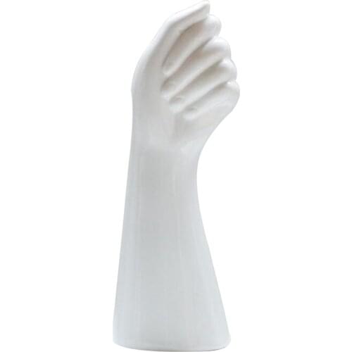 Simulation One-handed Vase Crafts Creative Ceramic Body Art Vase Nordic Minimalist Style Home Office Desktop Decor Ornaments