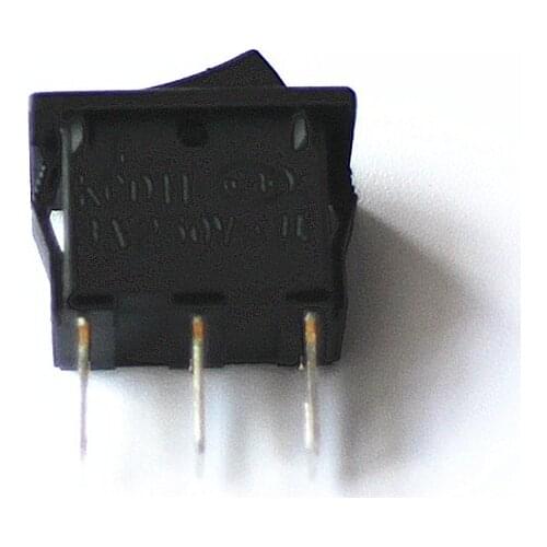 JOYING LIANG KCD11 Mini Rocker Switch 10*15mm ON/OFF 3-foot Black 3A 250V Power Switch (5PCS/LOT)