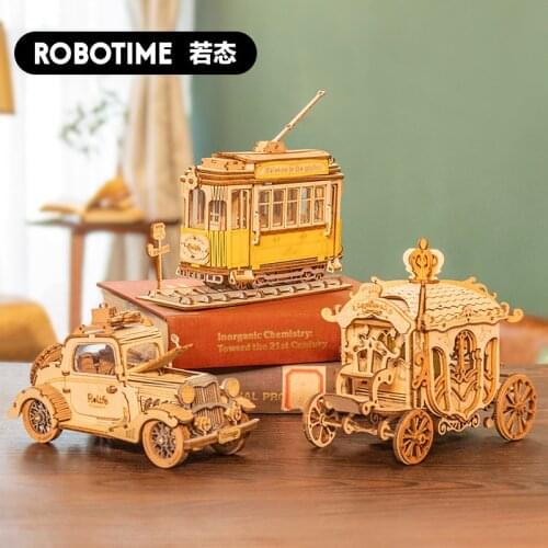 Creative Home Diy Handmade Gifts 3d Three-dimensional Puzzle Children Wooden Assembly Model Desktop Decoration Gifts