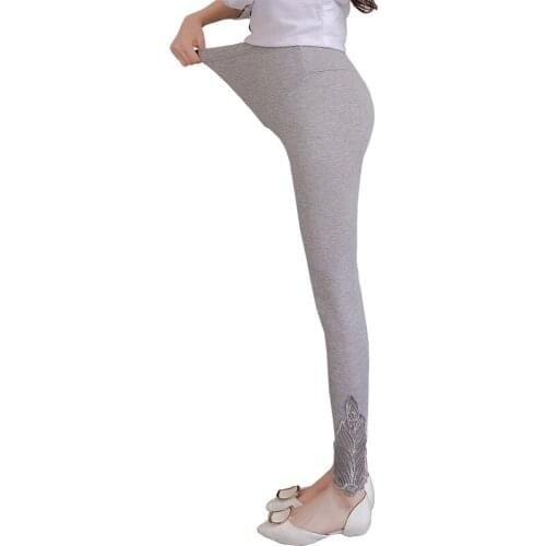 Large size pregnant women leggings spring and autumn warm leggings pregnant women quality clothing pants pants