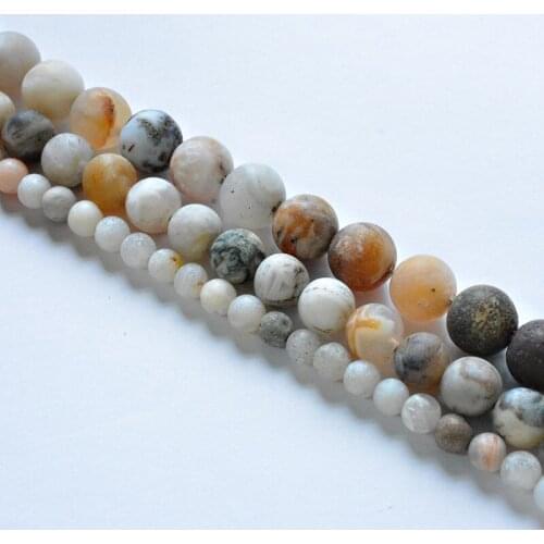 Natural Stone Matte Bamboo Leaf Carnelian Agates Beads Loose Beads for Jewelry Making Bracelet 4-12mm DIY Free Shipping