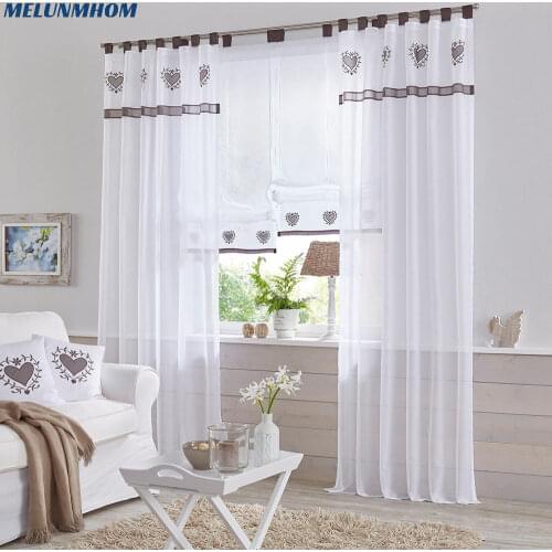 New Sale Curtain Cortinas Dormitorio High Density Polyamide Tulle Splicing For Bedroom Screen Living Room Red/ Gray Sheer