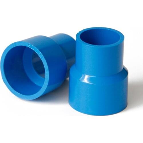 PVC Variable reducer joint straight water supply pipe 20mm 25mm 32mm 40mm PVC Straight Reducing Connectors Water Pipe Adapters
