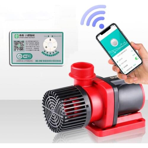 WIFI 110V-240V SUNSUN variable frequency water pump JDP large flow adjustable submersible pump fish tank water pump pump mute