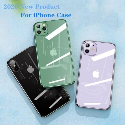 Transparent Soft TPU Case For iPhone 11 Pro Max Case full protector camera Case For iPhone XS MAX X XR 7 8 PLUS SE 2 2020 Case
