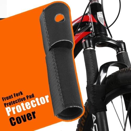 Bicycle Frame Chain Protector Cycling Front Fork Protective Pad Wrap Cover MTB Bike Care Guard Cover Nylon fabric