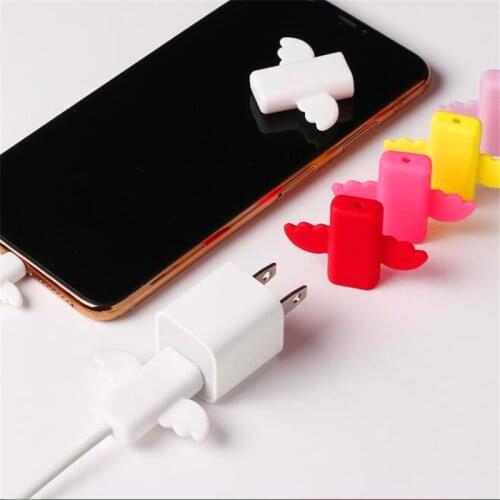 Cable Bite Wing Cable Protector Wire Winder Data Line Cord For Iphone Xiaomi USB Charging Protective Cover Winder Organizer