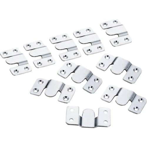 10pcs 304 stainless steel Hanging Oil Painting Mirror Picture Frame Hanger Art Work Photo Wall Hook with screws picture hanger