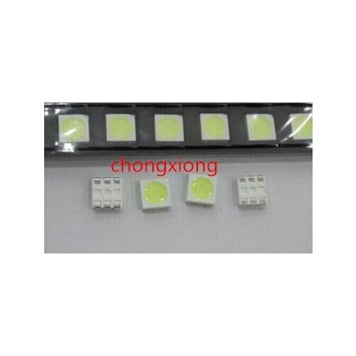 1000PCS/lot 5050 ice blue smd led Plcc-6 smd 5050 sky blue led ice blue water clear blue diode led 5.0*5.0mm chip-3 new