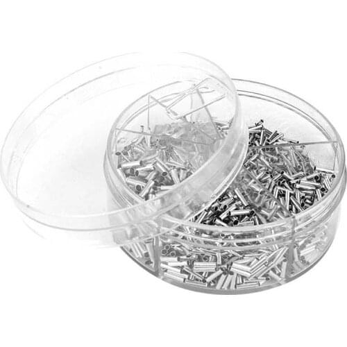 1900pcs Bare Non Insulated Butt Connector Terminals Splice Wire Terminal Kit
