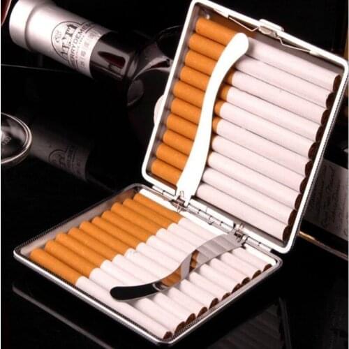20 Pieces PU Cigars Cigarete Cigarette Tobacoo Case Box Holder Pocket Box Holder Storage Container Gift Box Smoking Accessories