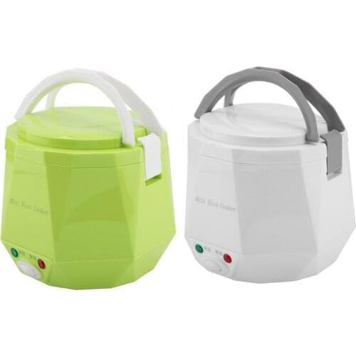 24V 140W 1.3 L Rice Cooker Car Truck Soup Porridge Cooking Machine Food Steamer Electric Heating Lunch Box Meal Heater