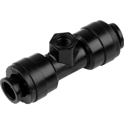 5Pcs 1/4 iInch Female Threaded Plastic Anti-skid Lock Tee Atomizing Spray Seat Atomizing Nozzle Connector Tee Hose Accessories