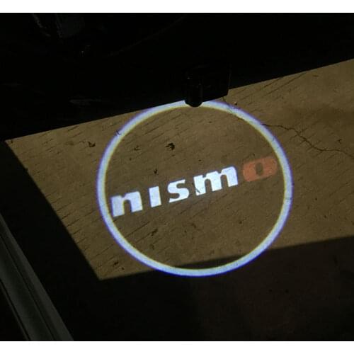 2PCS Car Door Welcome Light logo Projector Laser lamp Ghost Shadow Door light For Nismo Nissan Qashqai Juke X-trail Tiida Teana