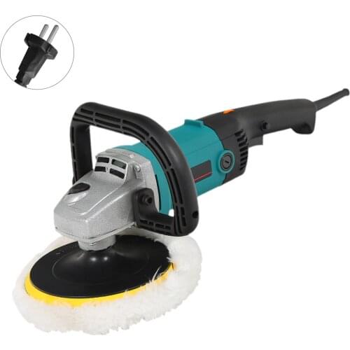 Electric Buffer Polisher 7 Inch for Polishing Sanding Waxing 3600RPM D-Type Handles for Car Polishing and Home Appliance EU Plug