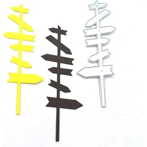 Julyarts Guideboard Scrapbooking Cutting Dies Craft Dies New Arrivals For DIY Scrapbooking Decorative Embossing Handcraft Die