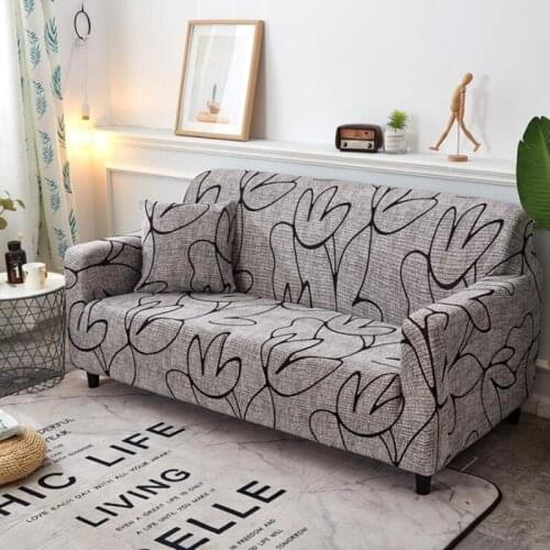 Classic Stretch Elastic Sofa Cover Slipcover Couch Covers for Living Room Home Decor 1/2/3/4 Seater