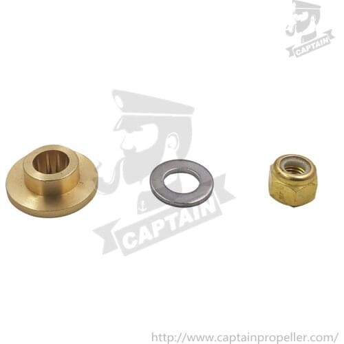 Captain Propeller Hardware Kits Fit Mercury Outboard Thrust Washer/Spacer/Washer/Nut/Cotter Pin