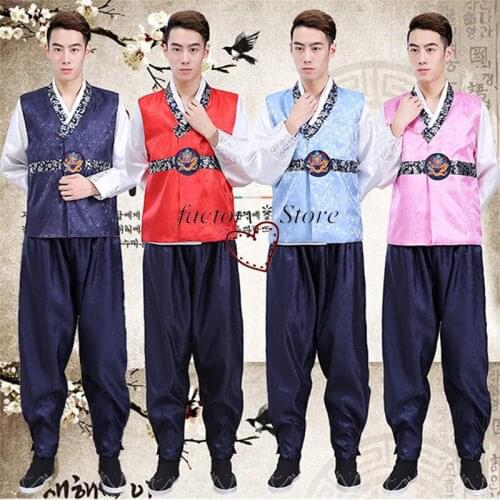 Korean Clothing Mens Adult Korean Clothing Improved Fresh Ethnic Clothing Traditional Korean Court Costume Geum Ethnic Costume
