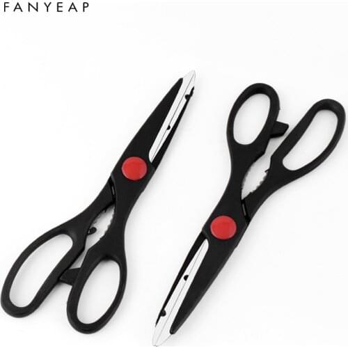 Stainless Steel Kitchen Scissors Multipurpose Purpose Shears Tool for Meat Vegetable Barbecue Tool Scissors Kitchen Supplies