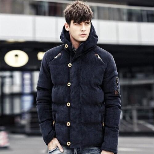 2019 New Fashion Quality Cotton Padded Windproof Thick Warm Soft Brand Clothing Hooded Male Parkas Men Winter Jacket Coat