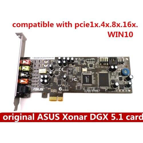 Original ASUS Xonar DGX professional sound card PCI-E interface 5.1 channel Computer Built-in Independent Sound Card