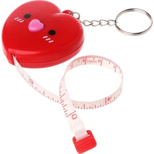 150CM Portable Ruler Mini Measuring Tape Measure Retractable Metric Belt Colorful Centimeter Inch Children Height Ruler