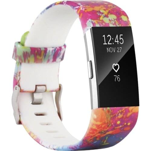 For Fitbit Charge 2 Strap Silicone Bracelet For Fitbit Charge 2 Watch Strap Wristband Replacement Bands Women Men Accessoreis