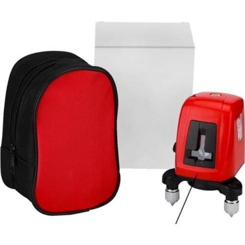 AK435 360 Degree Self-leveling Cross Laser Level 2 Red Lines 1 Point Compatible Rotary Horizontal Vertical Laser Levels Meter