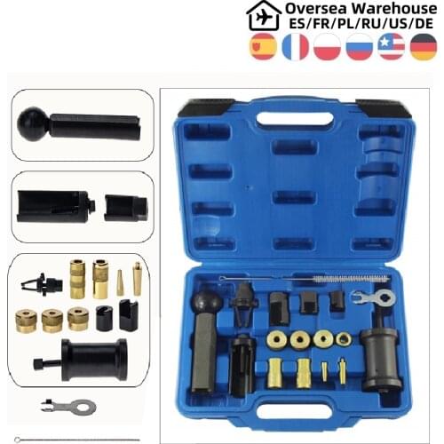 18Pcs Injector Puller Removal Installer Tool Set For VAG VW Audi Seat Skoda 1.4 1.6 1.8 2.0 V6 V8 FSI Petrol