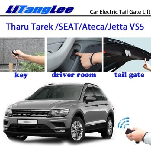 LiTangLee Car Electric Tail Gate Lift Tailgate Assist System For Volkswagen Tharu Tarek SEAT Ateca JettaRemote Control Trunk Lid