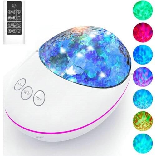 LED Night Light Starry Sky Projector Colorful Star Moon Night Lights for Bedroom Decor Gift Remote Control Music Lamp