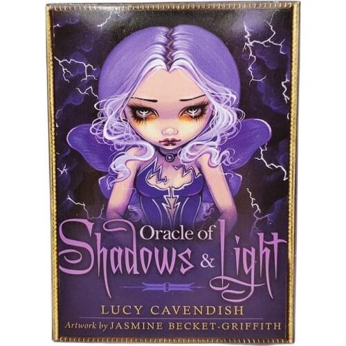 Shadows & Light Oracle Card Game Family Party Divination Fate Gameplay 45 Card Tarot Deck Friend Party Entertainment Board Game