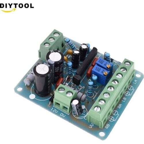 DC12V Power Amplifier VU Meter Driver Board DB Audio Level Meter for TA7318P