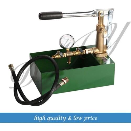 High-quality Pure Copper Pump Manual Pressure Test Pump 100KG Hand Pressure Mold Water Machine 10Mpa Pressure Testing Machi