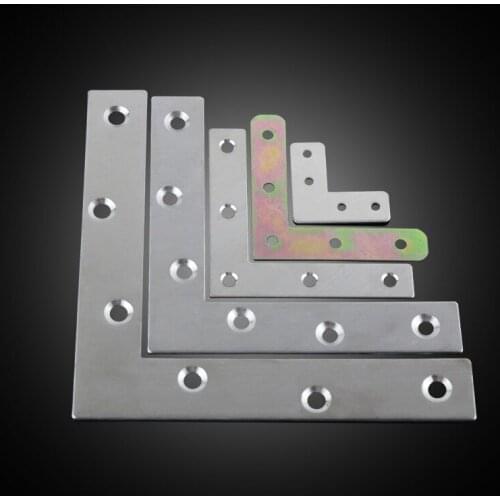 Furniture Corner Protector Stainless Steel Corner Brackets for Furniture Fittings Furniture Hardware L type
