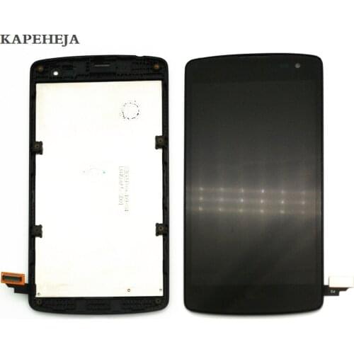 4.5" For LG L Fino F60 D390 D290 D290N D295 LCD Display Touch Screen Digitizer Assembly with Bezel Frame