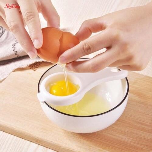 1pcs/3pcs/10pcs Kitchen Tools Mini Egg Yolk White Separator With Silicone Holder 6zcf072