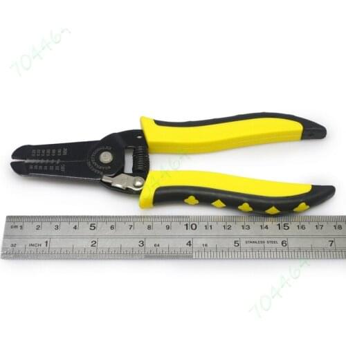 10pcs /lot Multi-Function 7" (180mm) 0.25-0.8mm (30-20 AWG) Cable Wire Cutter Stripper Plier