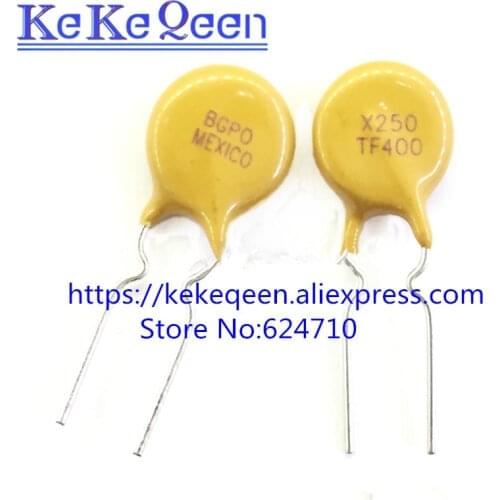 10PCS/LOT Self Recovery Fuse PPTC TRF250-400 X250RF400 250V 0.4A 400MA