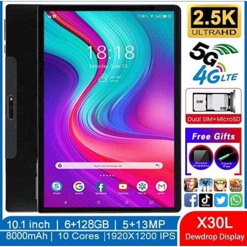 2020 New Design10 inch Tablet Android 9.0 Dual SIM/amera Tablette 2GB 32GB Wifi Bluetooth Android Tablets PC with GPS Phone Call