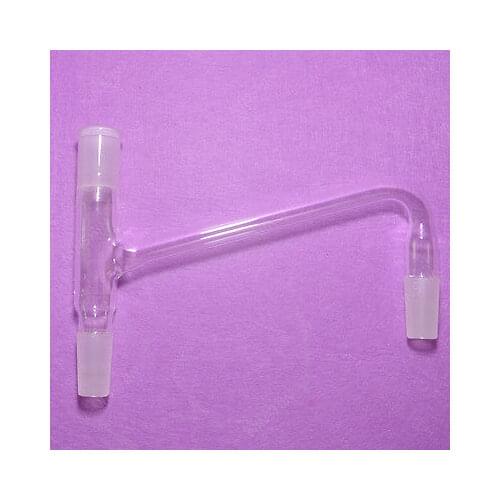 24/40,Glass 3-Ways Adapter,Oblique UP Type,Parallel Joint Distillation Tube