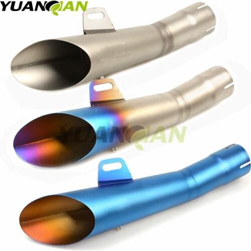 35MM/51MM Motorcycle Exhaust Pipe Moto Escape Muffler Pipe For YAMAHA YZF R6 1999-2004 YZF R1 2002 2003 FZ1 FAZER 2001-2005 2004