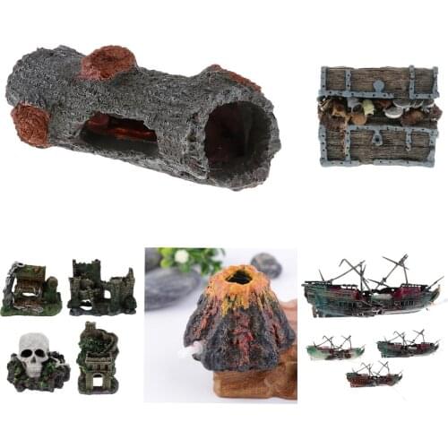 Aquarium Fish Tank Resin Ornament Artifical Water Landscaping Decoration Craft