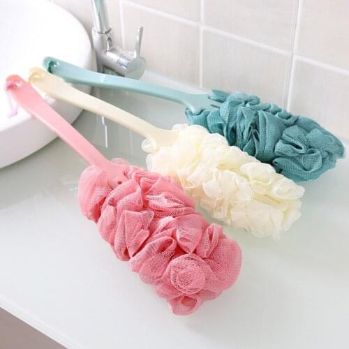 Rubbing bath artifact rubbing back towel adult bathing brush bath brush rubbing mud long handle soft hair bath ball