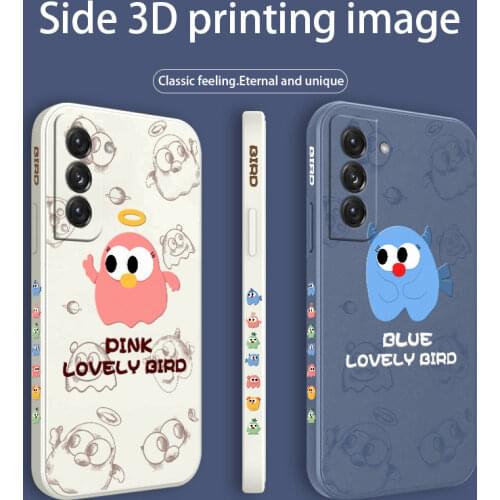 Blue Bird Phone Case For Samsung Galaxy S21 S20 FE S10 Note 20 10 Ultra Plus A72 A52 A42 A32 A71 A51 A41 A31 A21S 4G 5G Cover