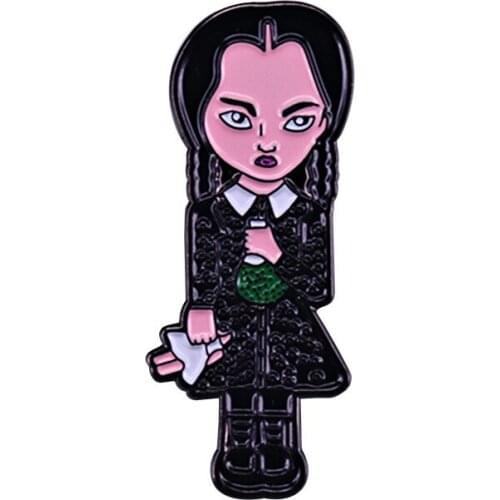 Beautiful Woman Hard Enamel Pins Collect Funny Movies TV Metal Cartoon Brooch Backpack Hat Collar Lapel Badges Fashion Jewelry