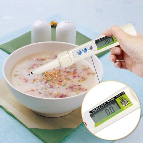 DMT-20 Electronic Food Salinity Meter Optical Salt Seawater Hydrometer Digital Brine Test Pen Kitchen