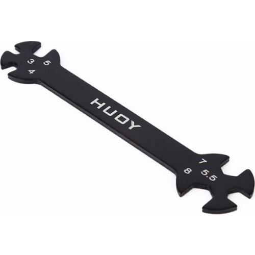 Hudy Special Tool Wrench 3 / 4 / 5 / 5.5 / 7 / 8MM for Turnbuckles Nuts DY181090 Screw Repair RC Hobby Model Car Parts